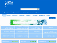 Tablet Screenshot of gesa.org.au